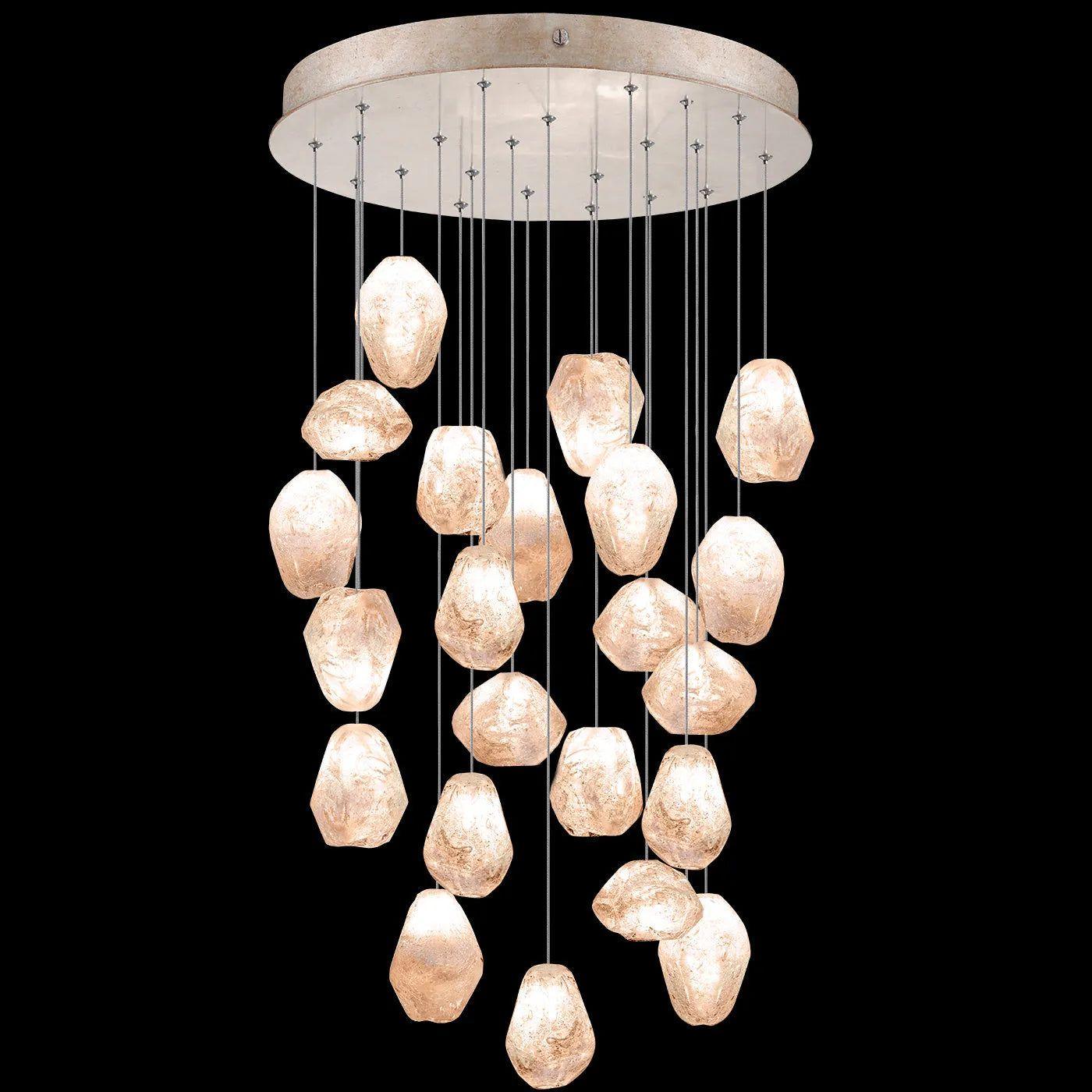 Fine Art Handcrafted Lighting - Natural Inspirations 24-Inch 22 Light Pendant - 853240-102LD - Canada Light Shop