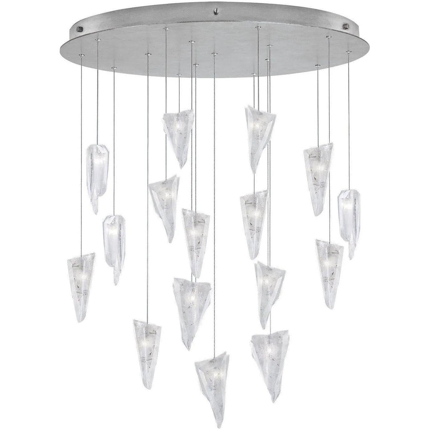 Fine Art Handcrafted Lighting - Natural Inspirations 32-Inch 16 Light Pendant - 862840-108LD - Canada Light Shop