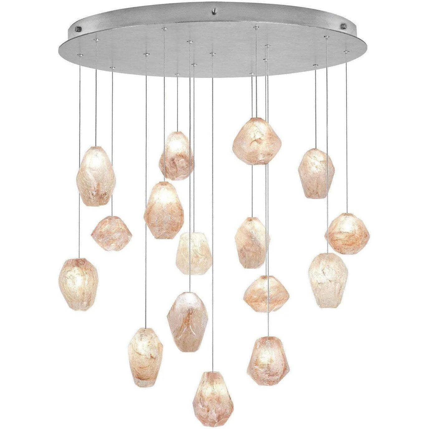 Fine Art Handcrafted Lighting - Natural Inspirations 32-Inch 16 Light Pendant - 862840-14LD - Canada Light Shop