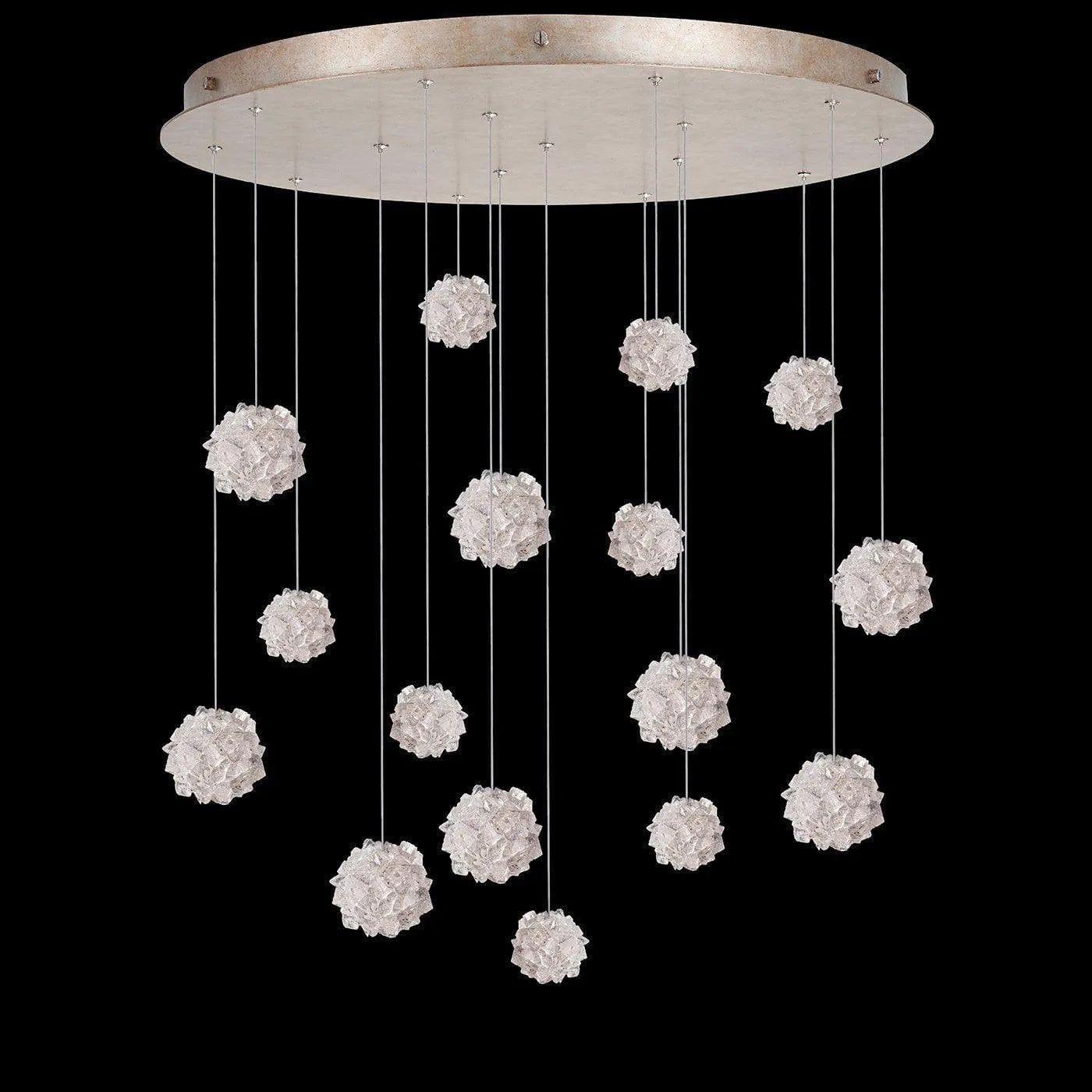 Fine Art Handcrafted Lighting - Natural Inspirations 32-Inch 16 Light Pendant - 862840-205LD - Canada Light Shop