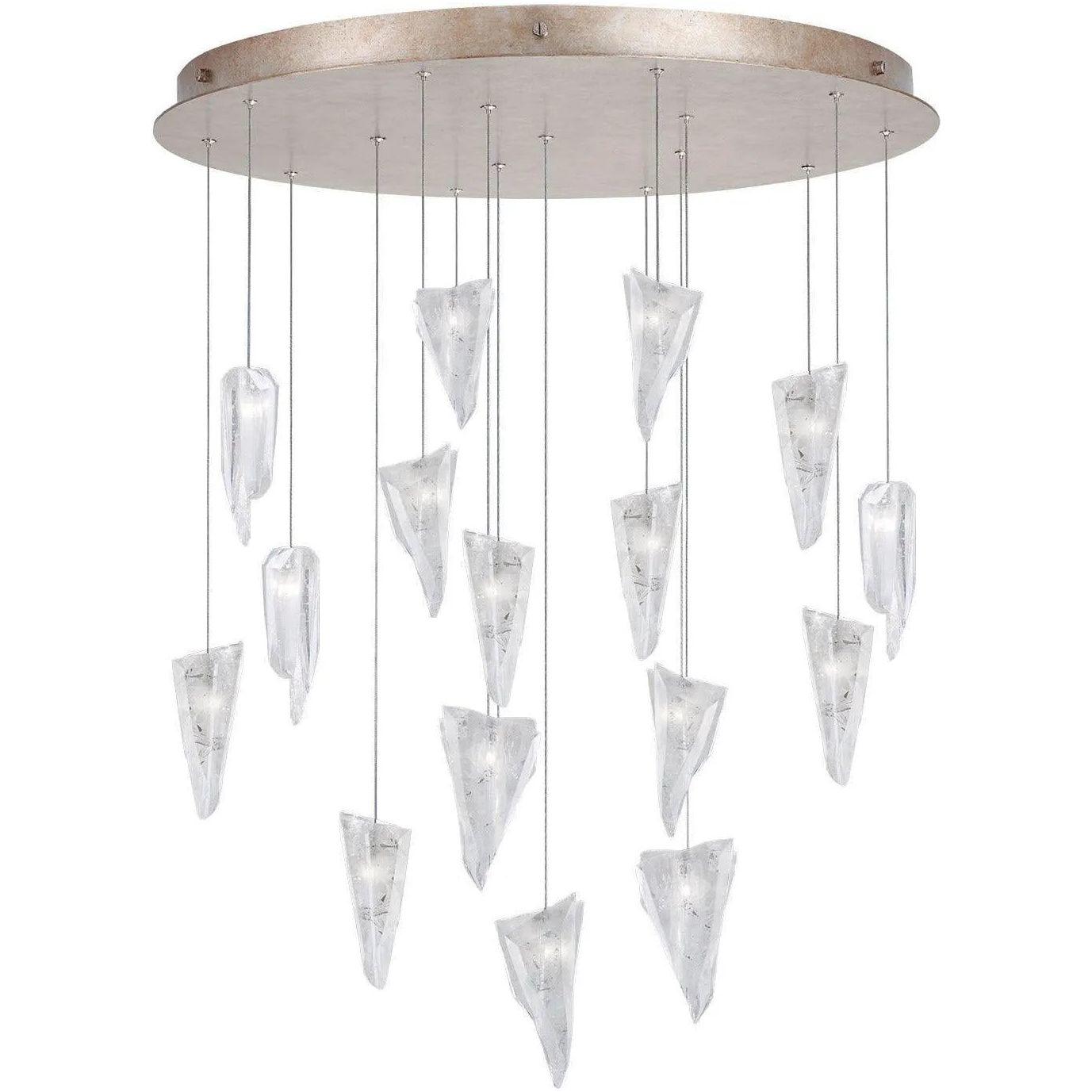 Fine Art Handcrafted Lighting - Natural Inspirations 32-Inch 16 Light Pendant - 862840-208LD - Canada Light Shop