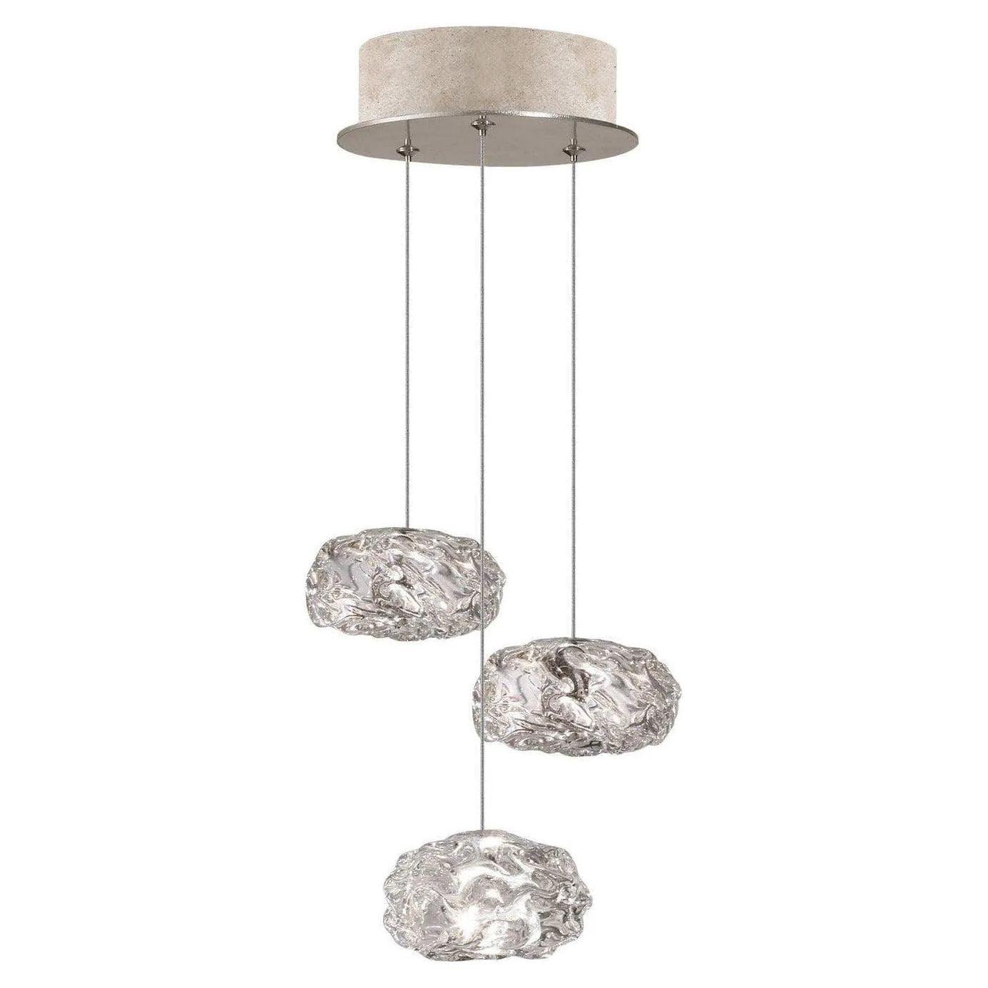 Fine Art Handcrafted Lighting - Natural Inspirations 9-Inch Three Light Pendant - 852340-21LD - Canada Light Shop