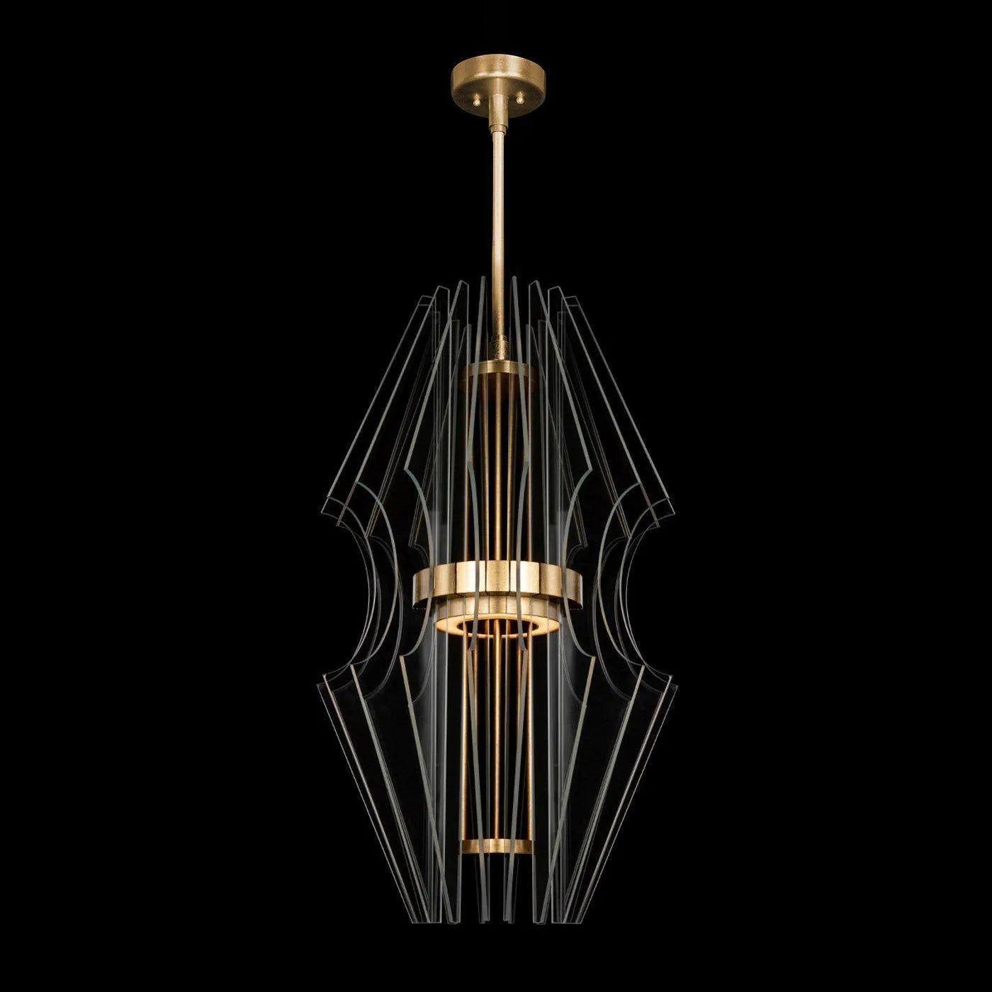 Fine Art Handcrafted Lighting - Newton 20-Inch Three Light Pendant - 917340-2ST - Canada Light Shop