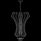 Fine Art Handcrafted Lighting - Newton 27-Inch Three Light Pendant - 916840-21ST - Canada Light Shop