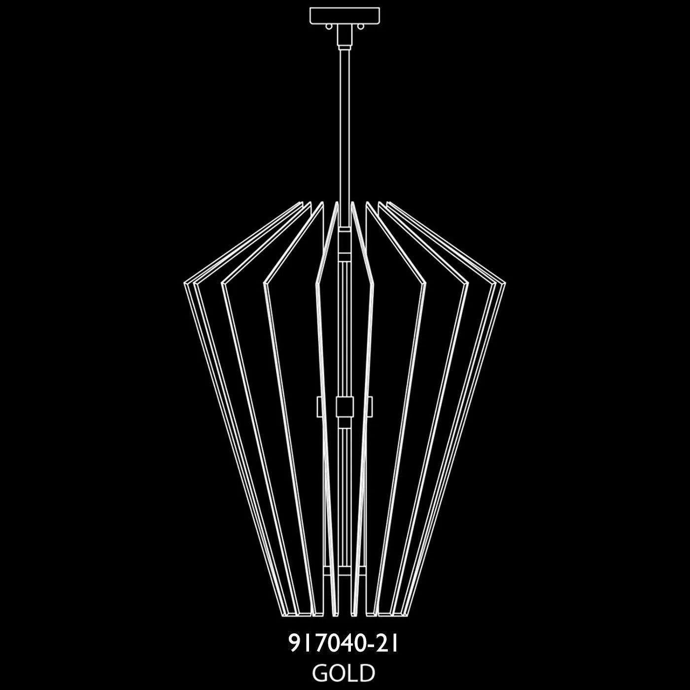 Fine Art Handcrafted Lighting - Newton 28-Inch Three Light Pendant - 917040-21ST - Canada Light Shop