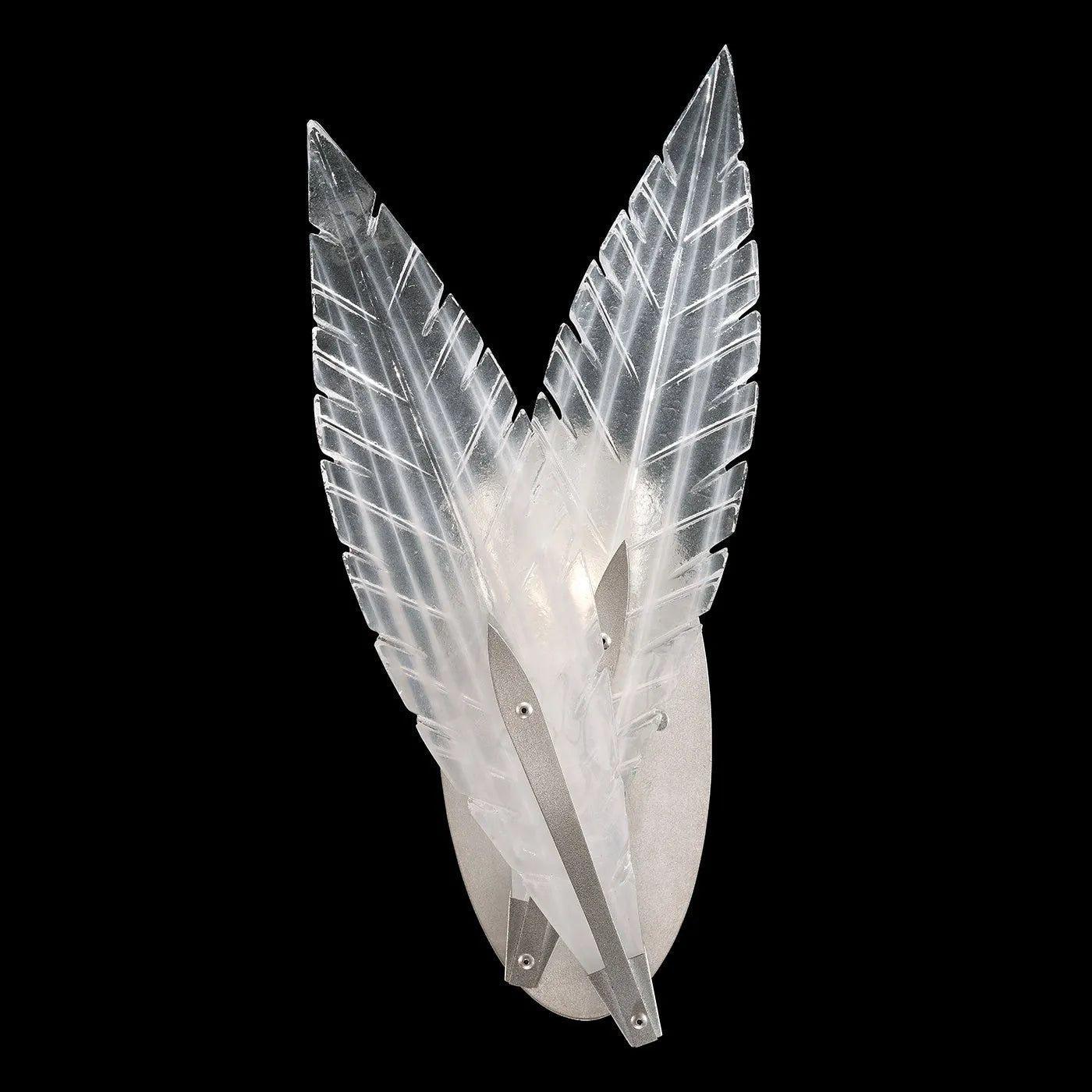 Fine Art Handcrafted Lighting - Plume 16-Inch One Light Wall Sconce - 894750-11ST - Canada Light Shop