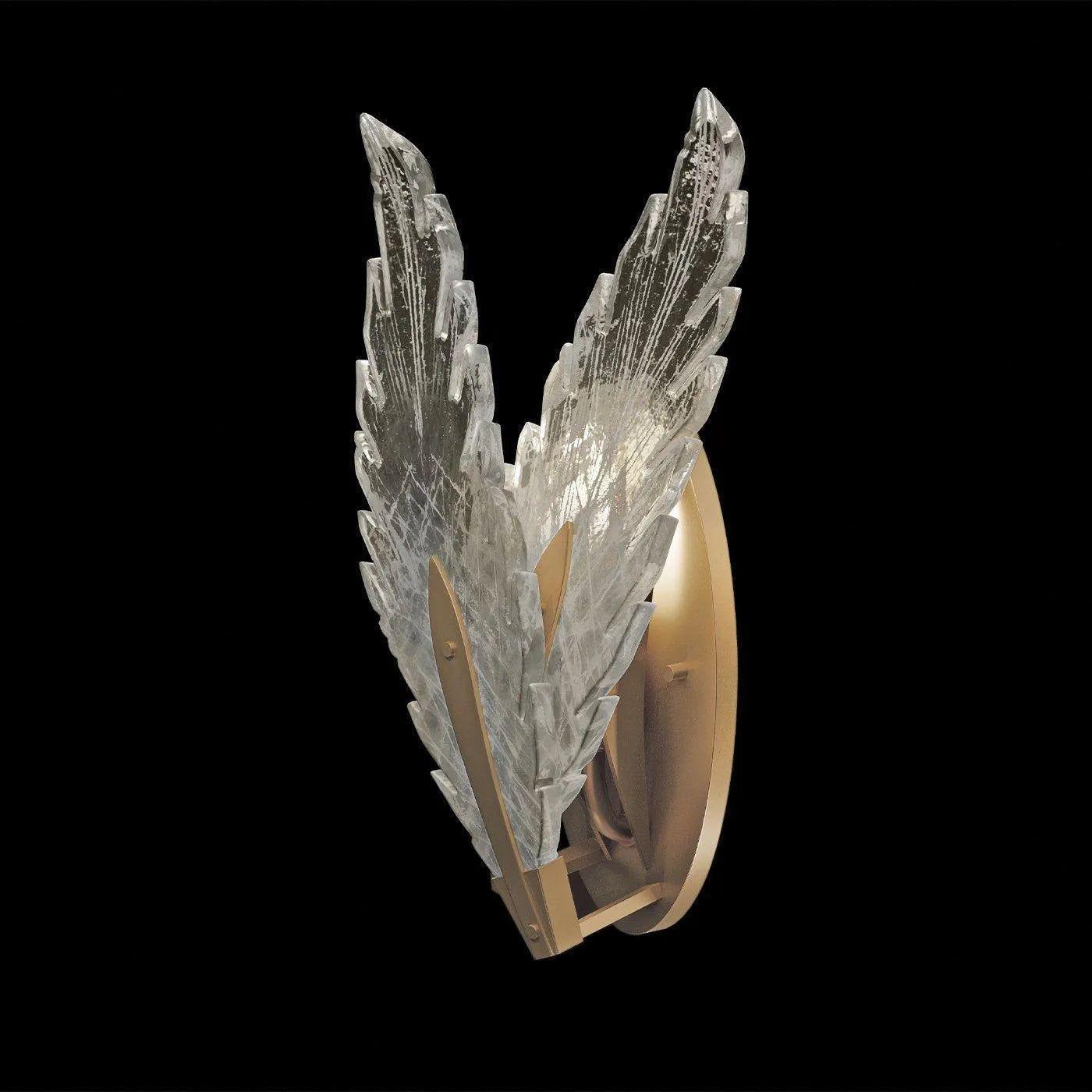 Fine Art Handcrafted Lighting - Plume 16-Inch One Light Wall Sconce - 894750-2ST - Canada Light Shop