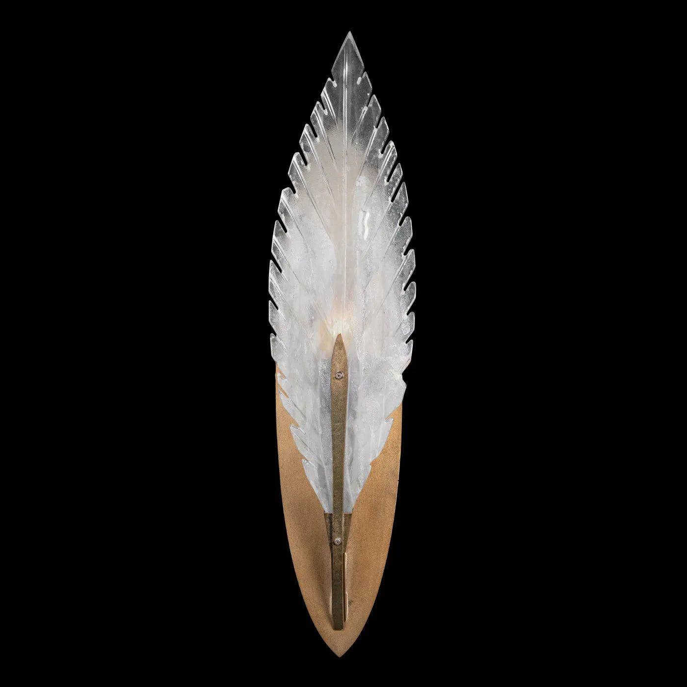 Fine Art Handcrafted Lighting - Plume 21-Inch One Light Wall Sconce - 894550-11ST - Canada Light Shop