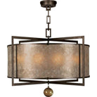 Fine Art Handcrafted Lighting - Singapore Moderne 40-Inch Eight Light Pendant - 591540ST - Canada Light Shop