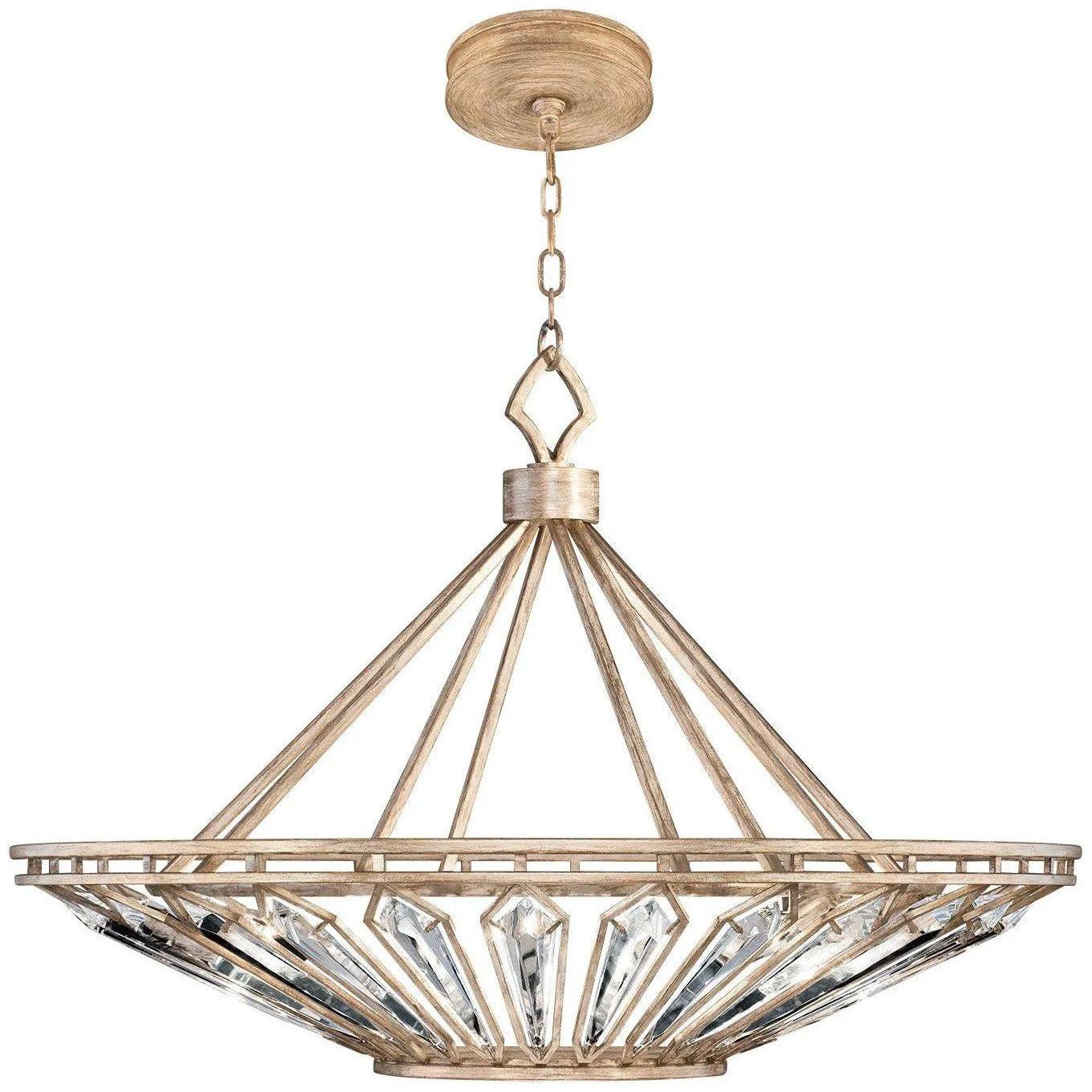 Fine Art Handcrafted Lighting - Westminster 38-Inch 13 Light Pendant - 885440-2ST - Canada Light Shop