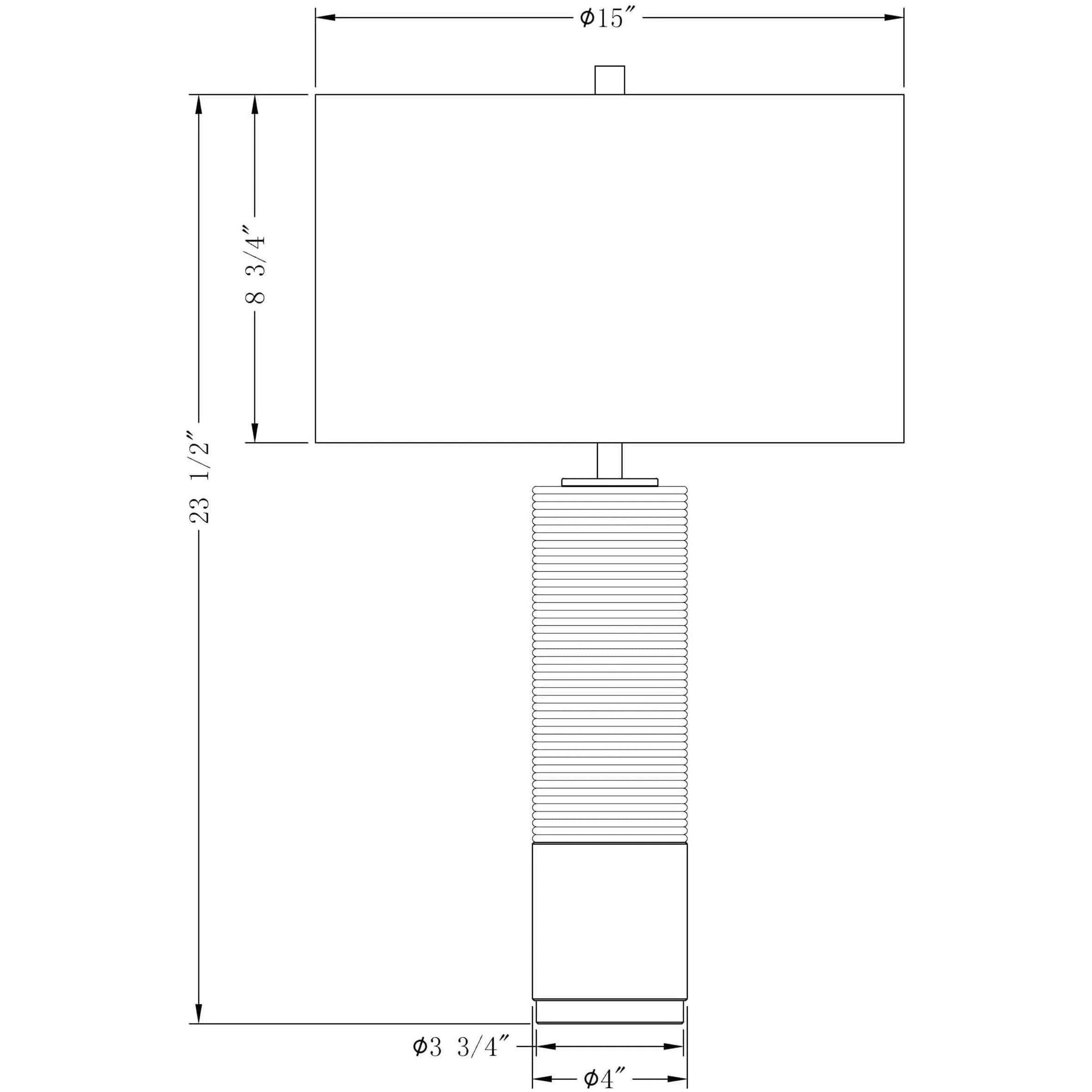 Flow Decor - Baby Atlantic Table Lamp - 3639 - Canada Light Shop
