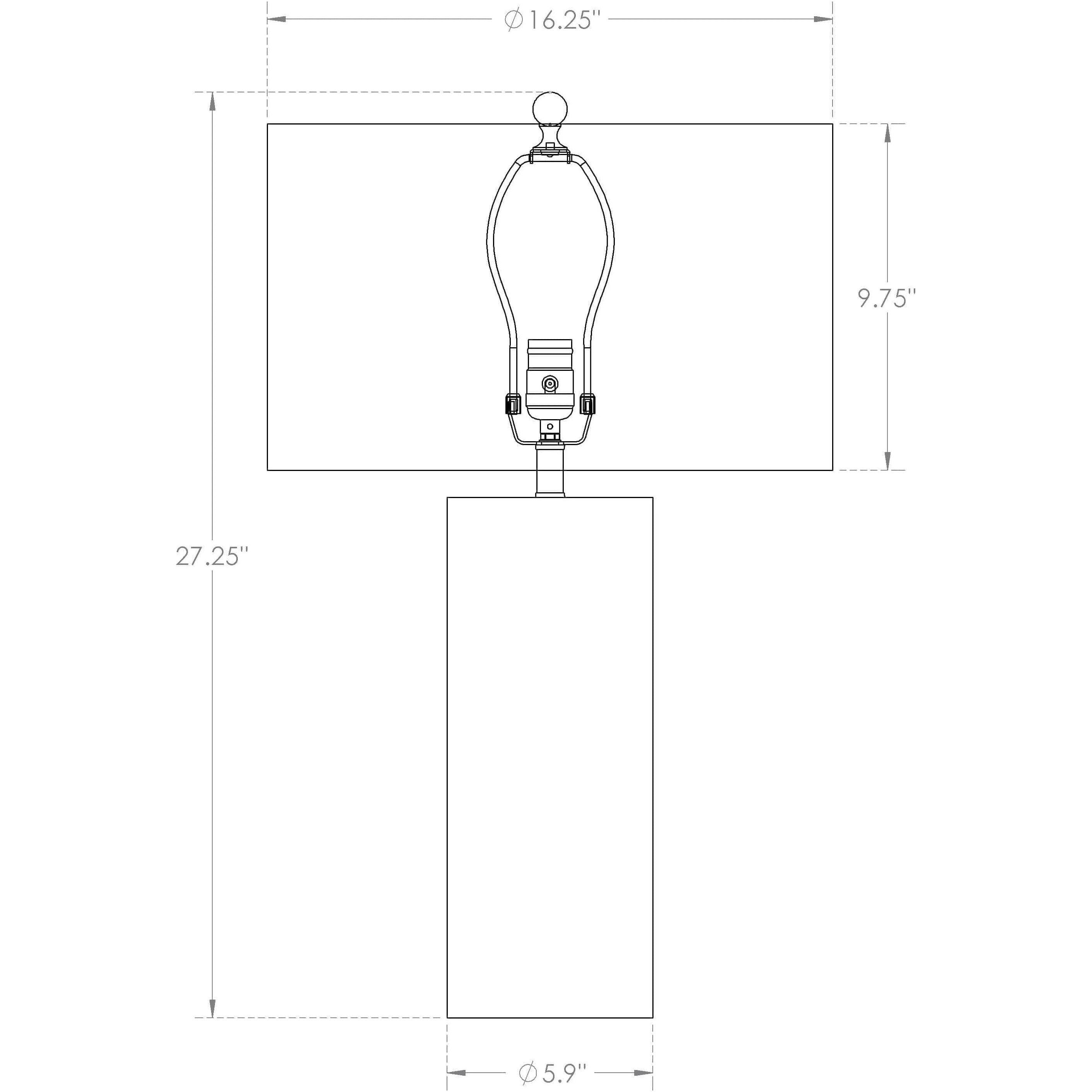 Flow Decor - Barrett Table Lamp - 3850 - Canada Light Shop