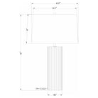 Flow Decor - Dixon Table Lamp - 4519 - Canada Light Shop