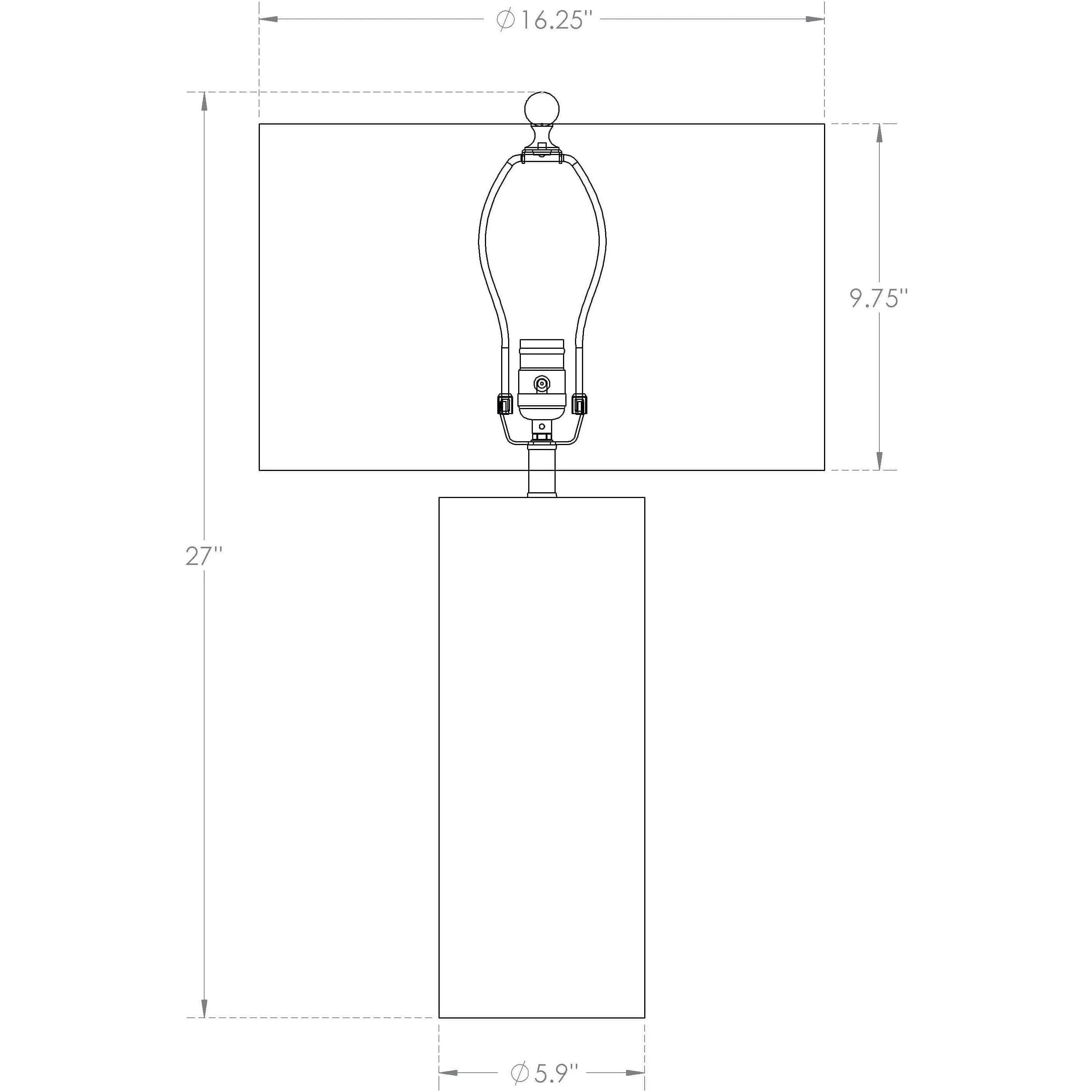 Flow Decor - Ireland Table Lamp - 4402 - Canada Light Shop