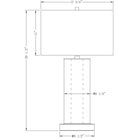 Flow Decor - Lilac Table Lamp - 3701 - Canada Light Shop