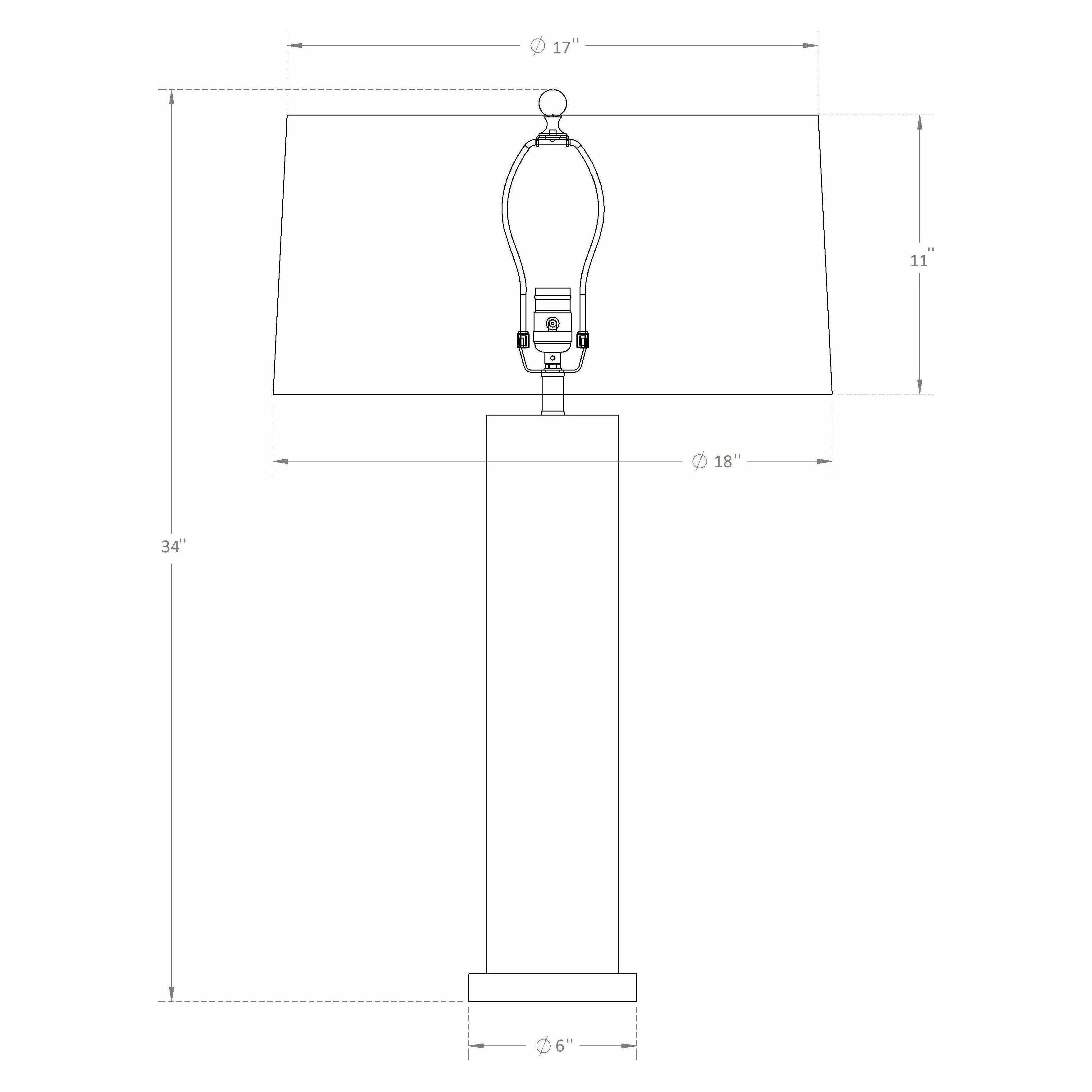 Flow Decor - Miranda Table Lamp - 4510 - Canada Light Shop