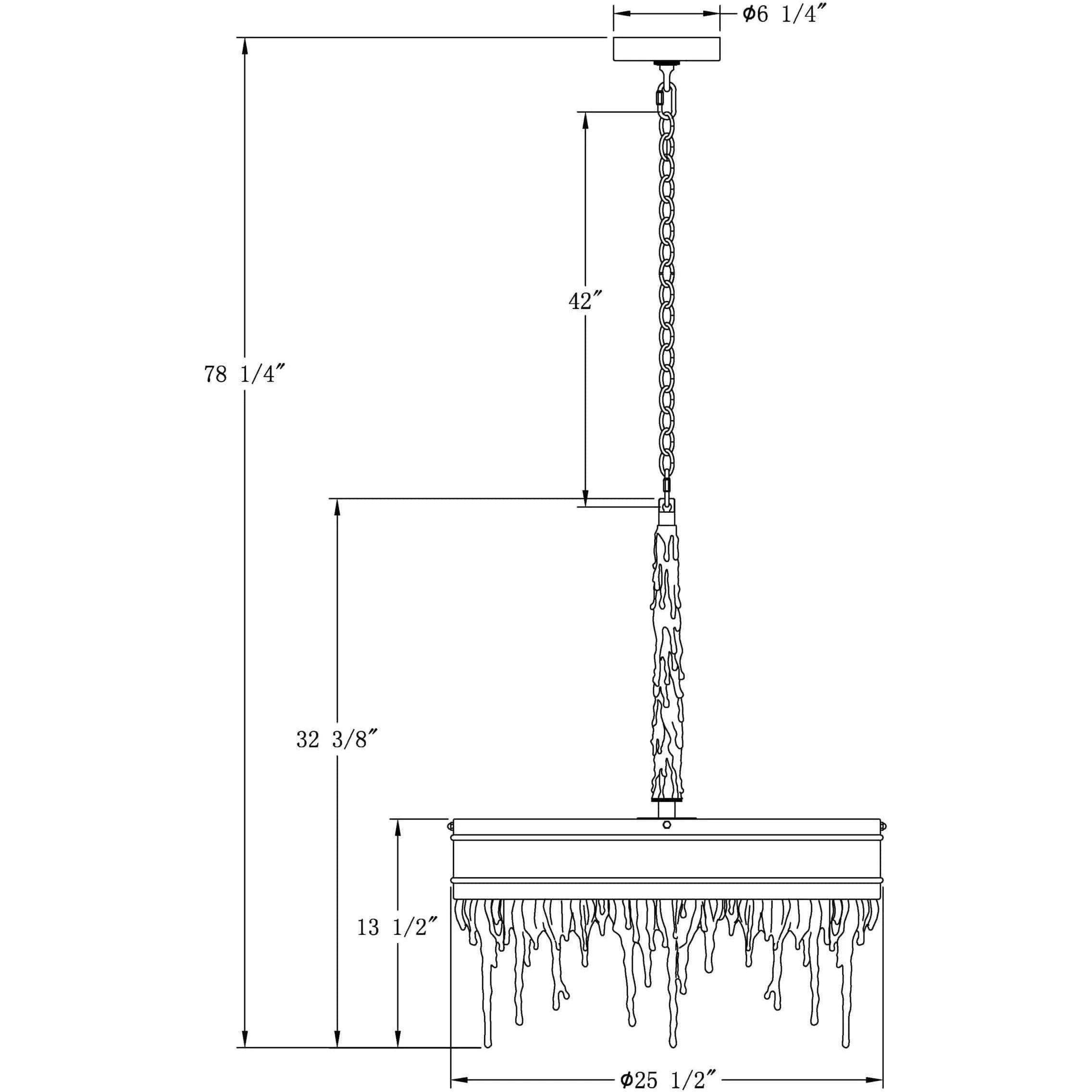Flow Decor - Natalie Chandelier - 6054 - Canada Light Shop