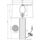 Flow Decor - Nelson Table Lamp - 4614-OWL - Canada Light Shop