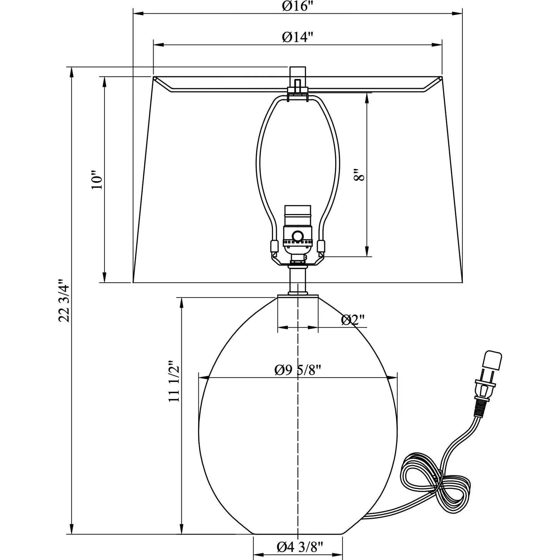 Regina Andrew - Odessa Table Lamp - 13-1353 - Canada Light Shop