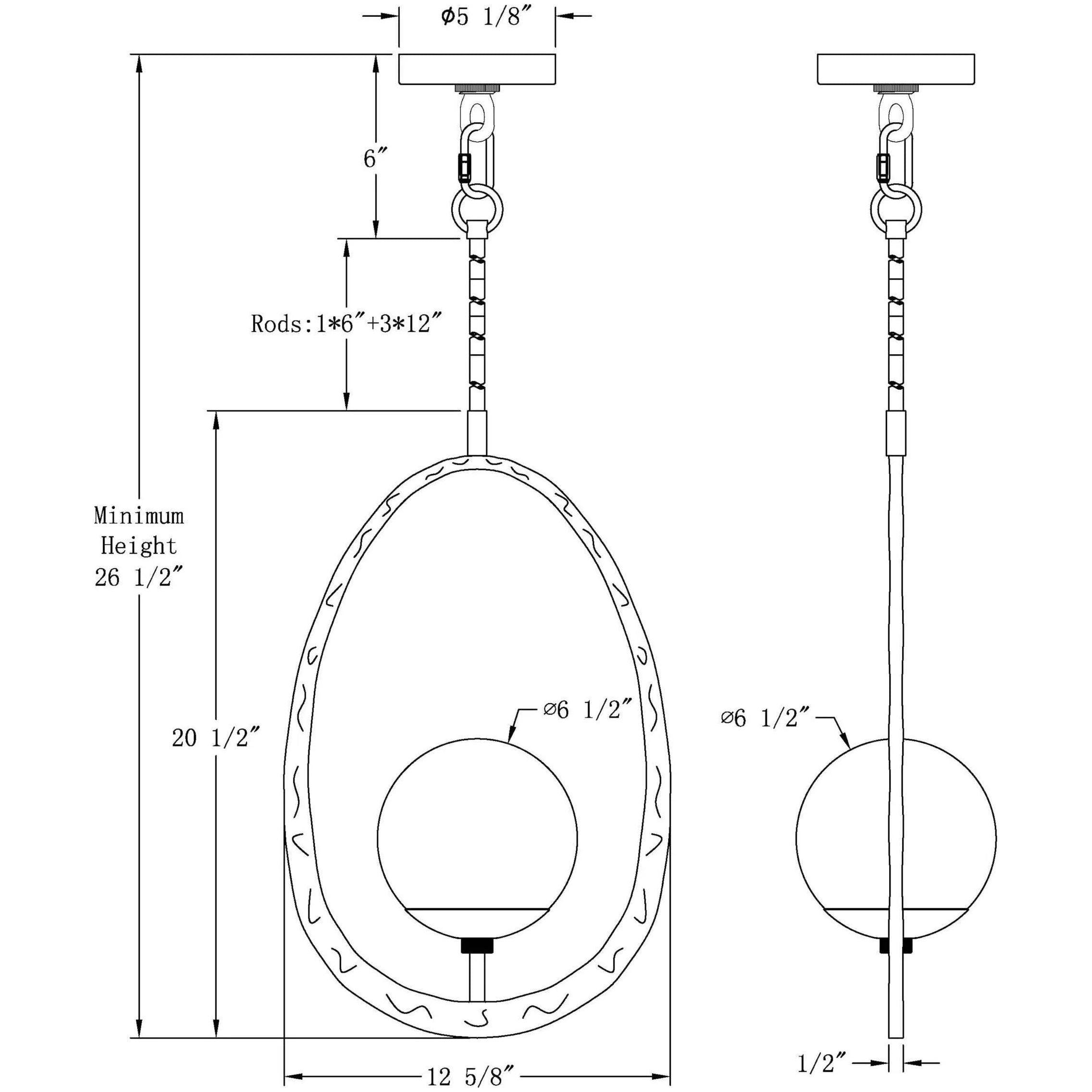 Flow Decor - Pegasus Pendant - 6046 - Canada Light Shop