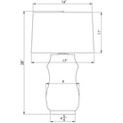 Flow Decor - Peterson Table Lamp - 4074 - Canada Light Shop