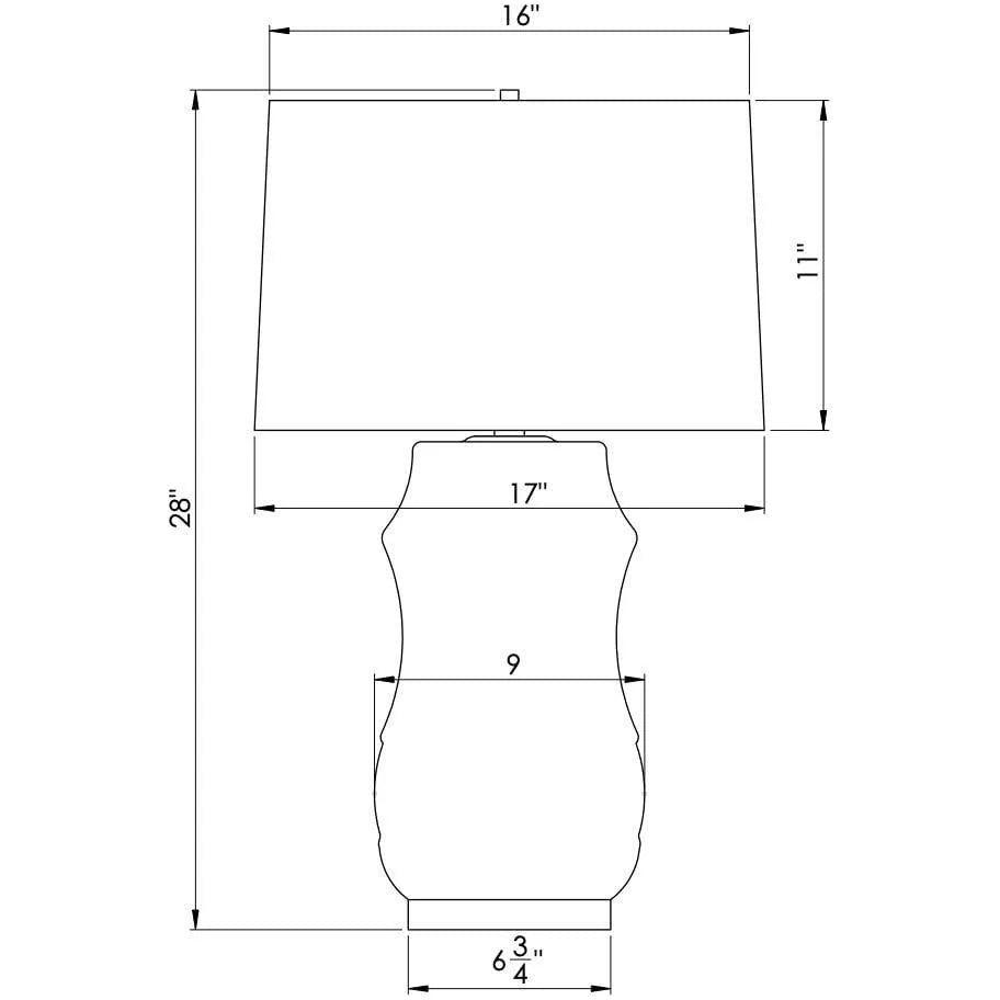 Flow Decor - Peterson Table Lamp - 4074 - Canada Light Shop