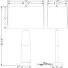 Flow Decor - Phillip Table Lamp - 4601-OWC - Canada Light Shop