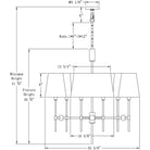 Flow Decor - Seymour Chandelier - 6041 - Canada Light Shop