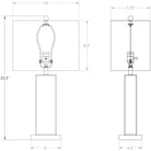 Flow Decor - Sumatra Table Lamp - 4401 - Canada Light Shop
