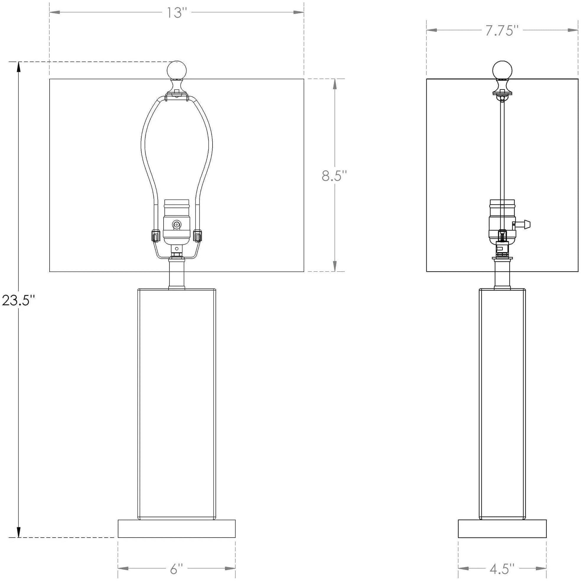 Flow Decor - Sumatra Table Lamp - 4401 - Canada Light Shop