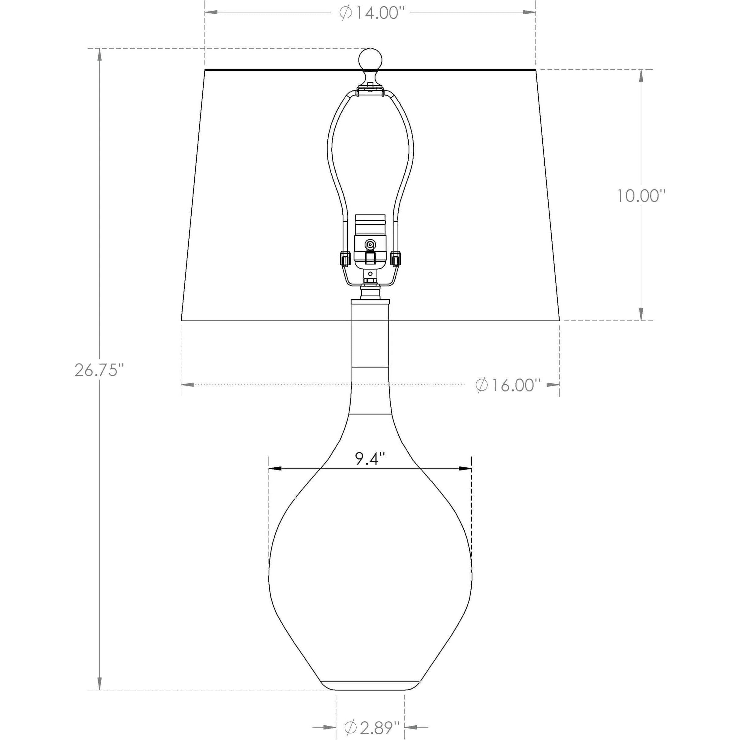 Flow Decor - Thames Table Lamp - 4072 - Canada Light Shop