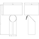 Flow Decor - Weaver Table Lamp - 3882 - Canada Light Shop