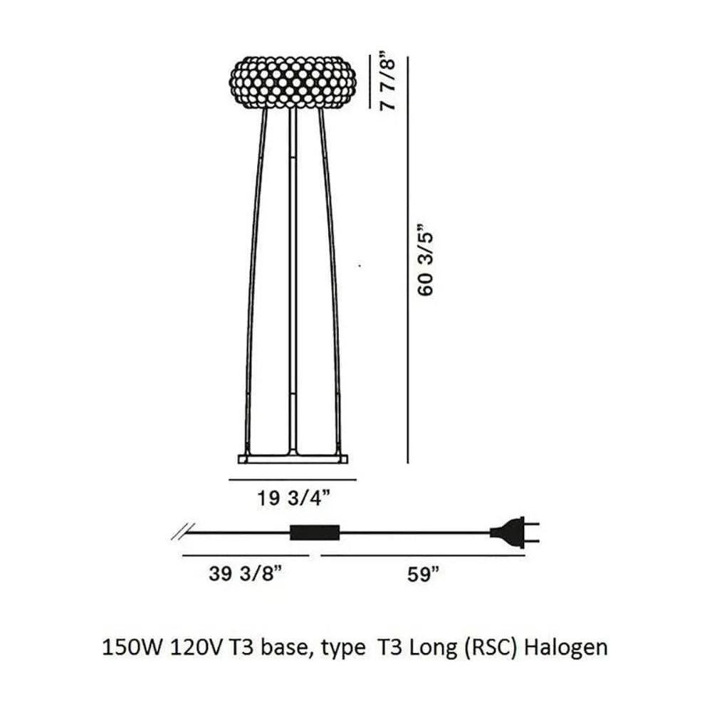 Foscarini - Caboche Floor Lamp - FN138003_16_U - Canada Light Shop