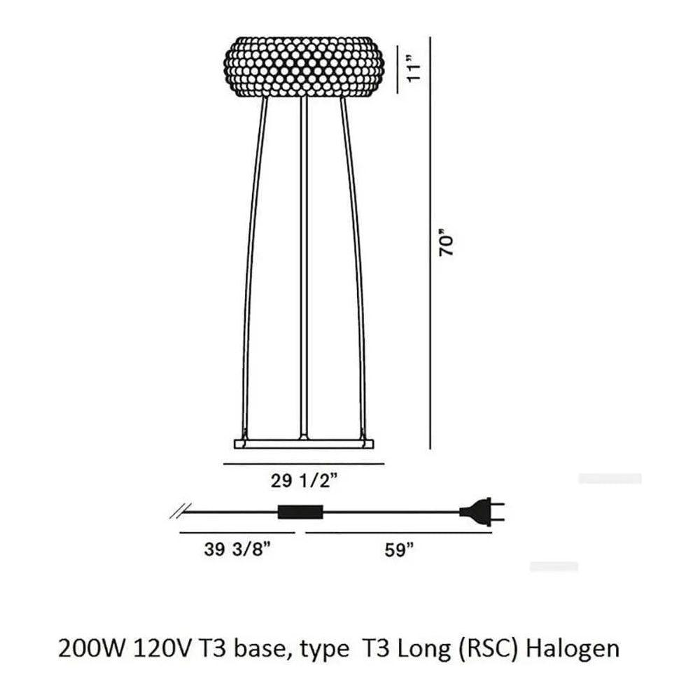 Foscarini - Caboche Floor Lamp - FN138003_16_U - Canada Light Shop