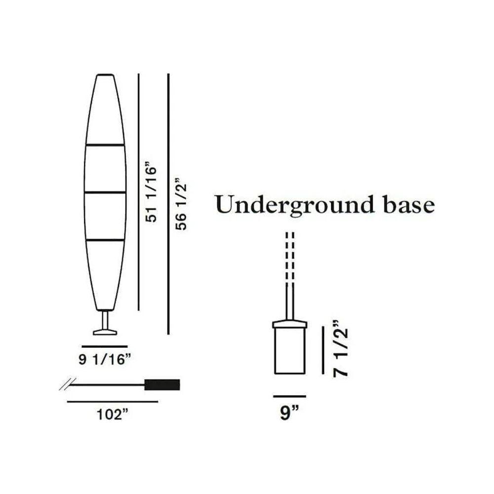 Foscarini - Havana Outdoor Floor Lamp - FN150004_10_U - Canada Light Shop