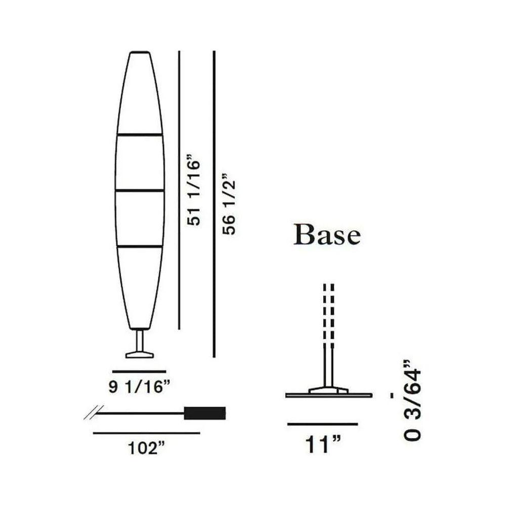 Foscarini - Havana Outdoor Floor Lamp - FN1500042_10_U - Canada Light Shop