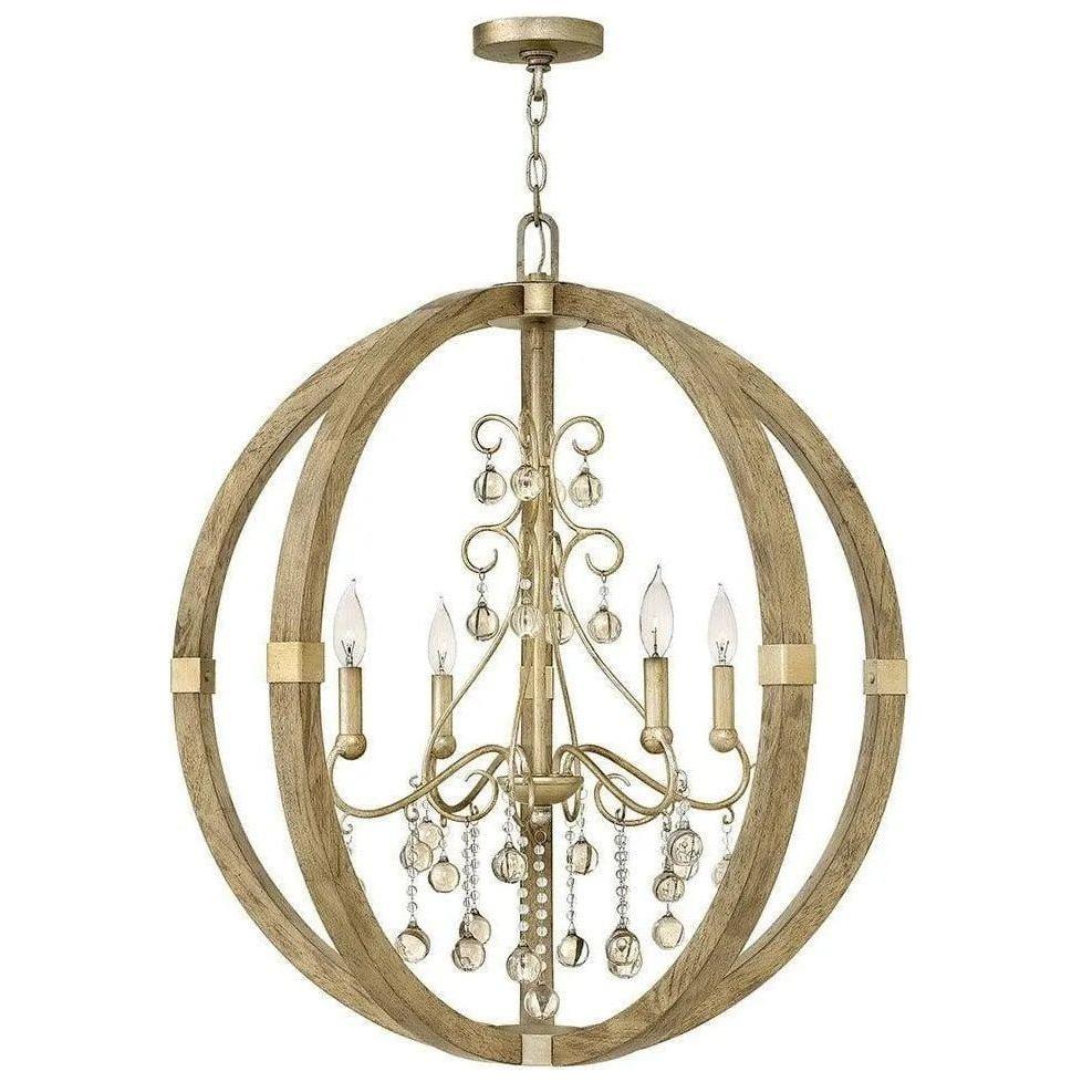 Fredrick Ramond - Abingdon 30-Inch Four Light Foyer Pendant - FR37235SLF - Canada Light Shop