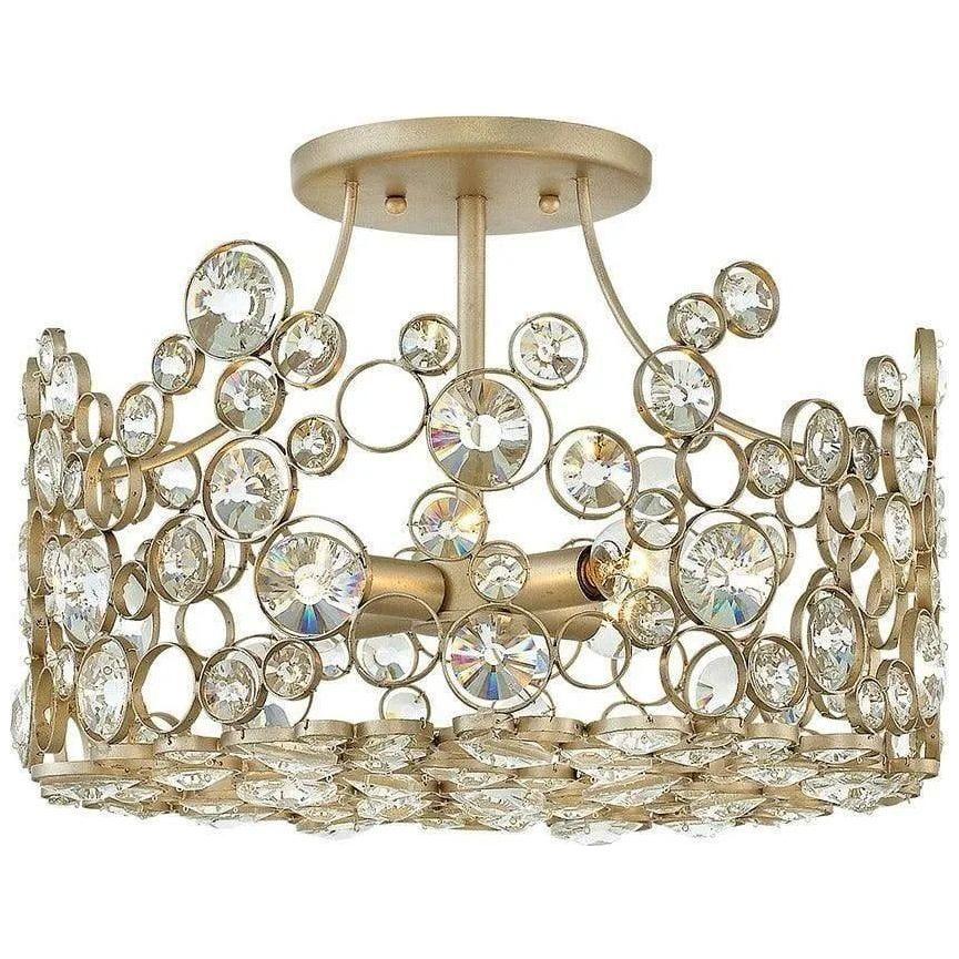 Fredrick Ramond - Anya 16-Inch Four Light Chandelier - FR44813SLF - Canada Light Shop
