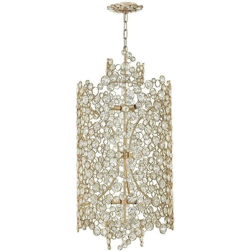 Fredrick Ramond - Anya 20-Inch Nine Light Chandelier - FR44819SLF - Canada Light Shop