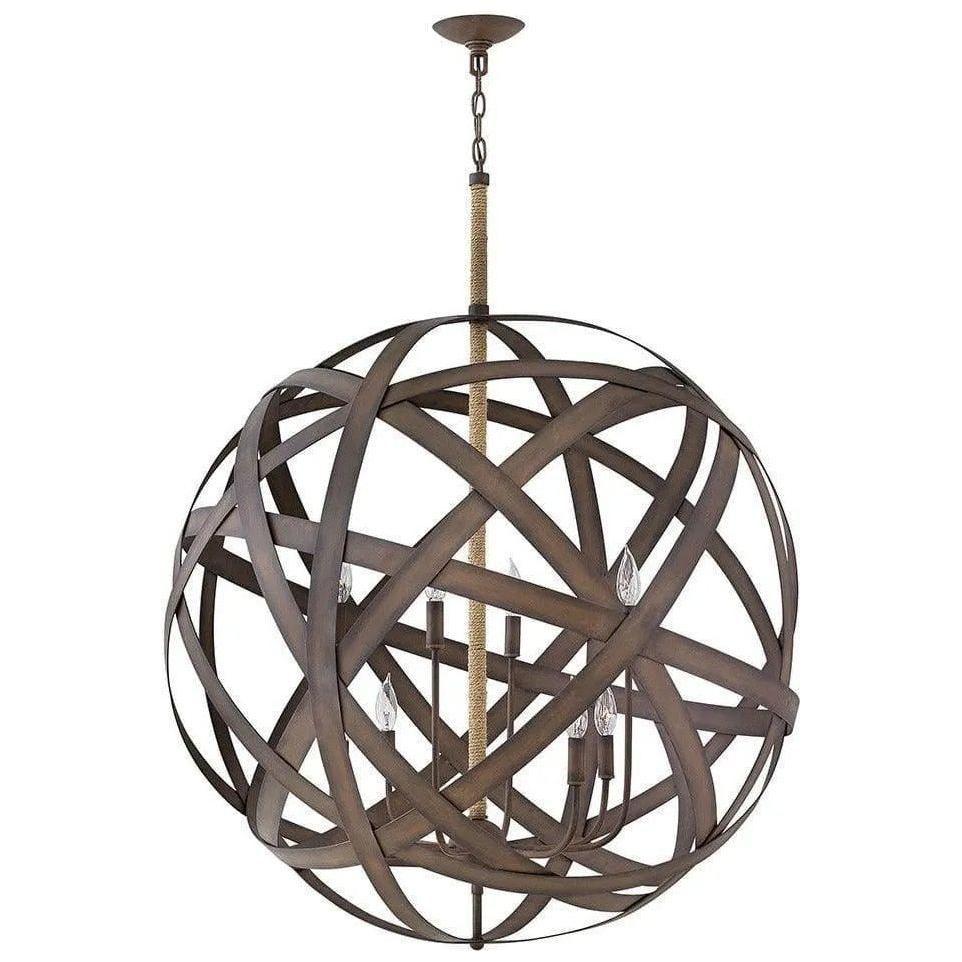 Fredrick Ramond - Carson 34-Inch Eight Light Chandelier - FR40708VIR - Canada Light Shop