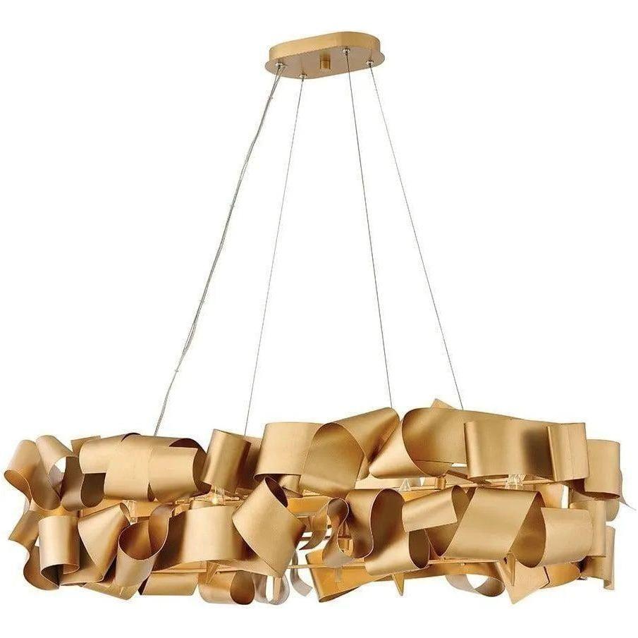 Fredrick Ramond - Delfina 40-Inch Six Light Chandelier - FR48605DXG - Canada Light Shop