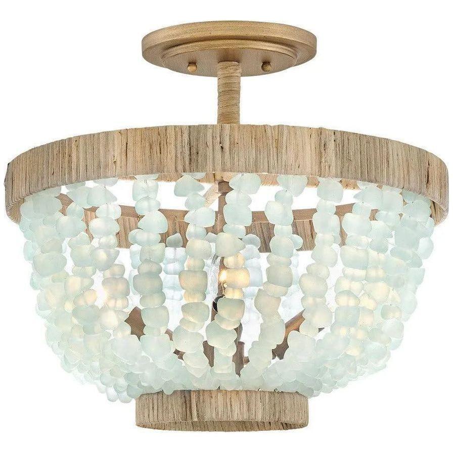 Fredrick Ramond - Dune LED Semi-Flush Mount - FR30203BNG-BG - Canada Light Shop