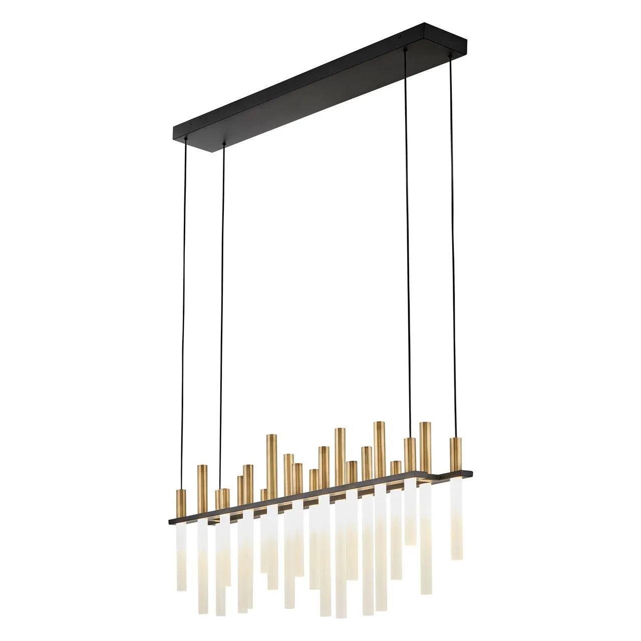 Fredrick Ramond - Echo LED Linear Pendant - FR30705BLK - Canada Light Shop