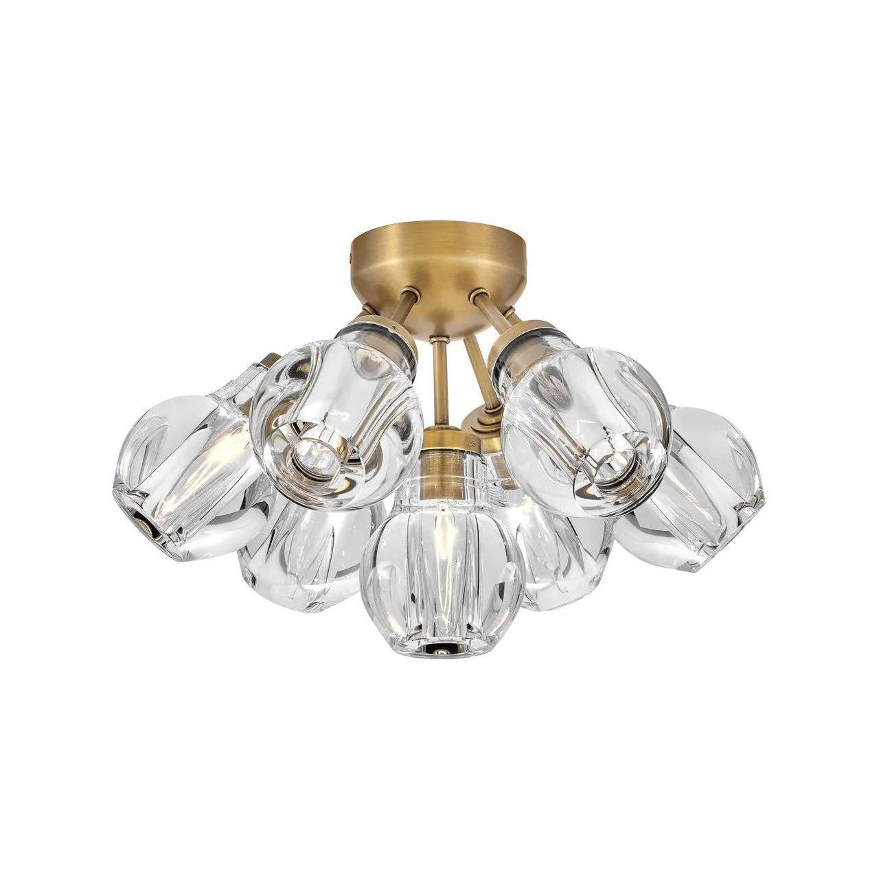 Fredrick Ramond - Elise LED Semi-Flush Mount - FR46951HBR - Canada Light Shop