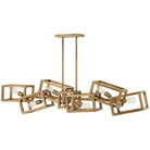 Fredrick Ramond - Ensemble 62-Inch Six Light Chandelier - FR42446BBZ - Canada Light Shop