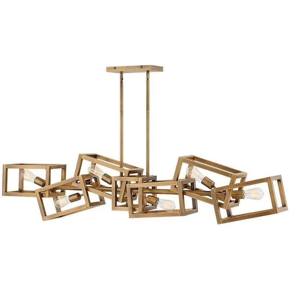 Fredrick Ramond - Ensemble 62-Inch Six Light Chandelier - FR42446BBZ - Canada Light Shop