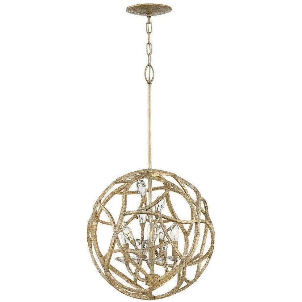 Fredrick Ramond - Eve 18-Inch Three Light Chandelier - FR46804CPG - Canada Light Shop