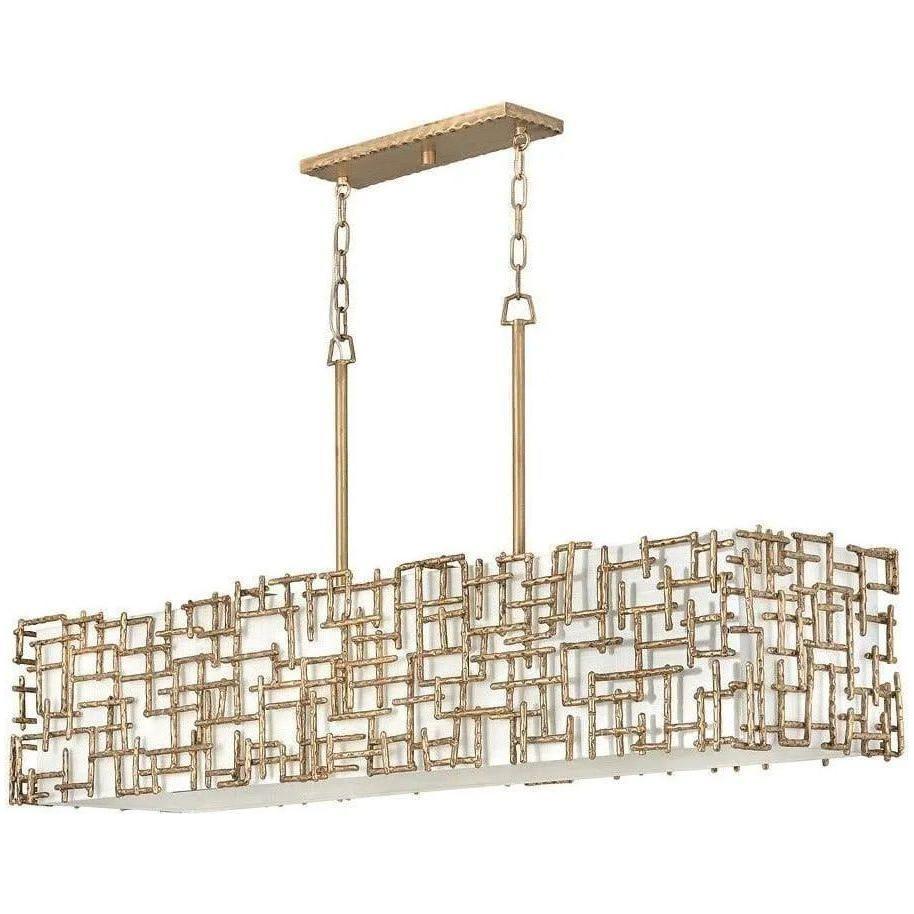 Fredrick Ramond - Farrah 48-Inch Eight Light Chandelier - FR33105BNG - Canada Light Shop