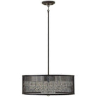 Fredrick Ramond - Fiona 20-Inch Five Light Foyer Pendant - FR38904BLK - Canada Light Shop