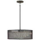 Fredrick Ramond - Fiona 25-Inch Six Light Foyer Pendant - FR38905BLK - Canada Light Shop